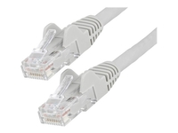 StarTech.com 1m LSZH CAT6 Ethernet Cable,  10 Gigabit Snagless RJ45 100W PoE Network Patch Cord with Strain Relief,  CAT 6 10GbE UTP,  Grey,  Individually Tested/ETL,  Low Smoke Zero Halogen - Category 6 - 24AWG (N6LPATCH1MGR) - patch cable - 1 m - grey