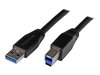 StarTech.com 1m SuperSpeed USB 3.0 Cable A to B M/M - USB cable - USB Type B to USB Type A - 1 m