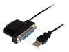 StarTech.com 1s1p USB to Serial Parallel Port Adapter Cable - parallel/serial adapter