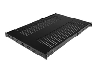 StarTech.com 1U Adjustable Mount Depth Heavy Duty Vented Rack Mount Shelf rack shelf - 1U