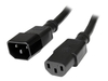 StarTech.com 2 ft Standard Computer Power Cord Extension - C14 to C13 - 2ft computer power Extension cord (PXT1002) - power extension cable - 60 cm