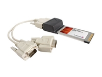 StarTech.com 2 Port CardBus RS232 Serial Laptop PC Adapter Card - 16950 - serial adapter
