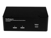 StarTech.com 2-Port DisplayPort KVM Switch - Dual-Monitor - 4K 60 - with Audio & USB Peripheral Support - DP 1.2 - USB Hub (SV231DPDDUA2) - KVM / audio / USB switch - 2 ports