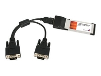 StarTech.com 2 Port ExpressCard Serial Adapter Card - serial adapter