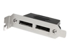 StarTech.com 2 Port Low Profile SATA to eSATA Plate Adapter - F/M - SATA to eSATA adapter