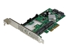 StarTech.com 2 Port PCI Express 2.0 SATA III 6Gbps RAID Controller Card w/ 2 mSATA Slots & HyperDuo SSD Tiering - PCIe SATA 3 Controller (PEXMSATA3422) - storage controller (RAID) - SATA 6Gb/s / mSATA - PCIe 2.0 x4