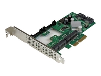 StarTech.com 2 Port PCI Express 2.0 SATA III 6Gbps RAID Controller Card w/ 2 mSATA Slots & HyperDuo SSD Tiering - PCIe SATA 3 Controller (PEXMSATA3422) - storage controller (RAID) - SATA 6Gb/s / mSATA - PCIe 2.0 x4
