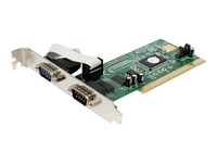 StarTech.com 2 Port PCI RS232 Serial Adapter Card with 16550 UART - serial adapter