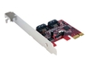 StarTech.com 2 Port SATA 6 Gbps PCI Express SATA Controller Card - storage controller - SATA 6Gb/s - PCIe