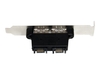 StarTech.com 2 Port SATA to eSATA Plate Adapter - F/M - SATA to eSATA adapter