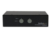 StarTech.com 2 Port SuperSpeed USB 3.0 DisplayPort KVM Switch with Audio and Cables - KVM switch - 2 ports - desktop