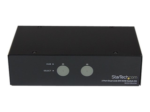 StarTech.com 2 Port SuperSpeed USB 3.0 Dual Link DVI KVM Switch with Audio and Cables - KVM switch - 2 ports - desktop