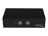 StarTech.com 2 Port SuperSpeed USB 3.0 VGA KVM Switch with Audio and Cables - KVM switch - 2 ports - desktop