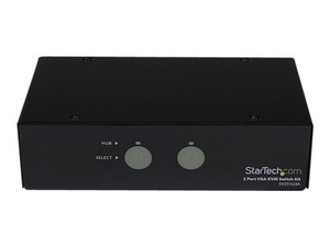 StarTech.com 2 Port SuperSpeed USB 3.0 VGA KVM Switch with Audio and Cables - KVM switch - 2 ports - desktop