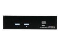 StarTech.com 2 Port USB HDMI KVM Switch with Audio and USB 2.0 Hub - 1080p (1920 x 1200),  Hotkey Support - Dual Port Keyboard Video Monitor Switch (SV231HDMIUA) - KVM / audio / USB switch - 2 ports