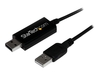 StarTech.com 2 Port USB KM Switch - USB Keyboard and Mouse Switch with File Transfer - keyboard/mouse switch - 2 ports - desktop