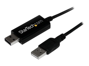 StarTech.com 2 Port USB KM Switch - USB Keyboard and Mouse Switch with File Transfer - keyboard/mouse switch - 2 ports - desktop