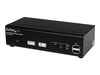 StarTech.com 2 Port USB VGA KVM Switch with DDM Fast Switching Technology and Cables - VGA USB KVM Switch - DDM KVM Switch (SV231USBDDM) - KVM / USB switch - 2 ports