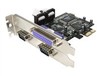 StarTech.com 2 Serial 1 Parallel PCI Express Card - parallel adapter - 3 ports