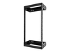 StarTech.com 21U 19" Wall Mount Network Rack,  Adjustable Depth 12-20" 2 Post Open Frame Server Room Rack for AV/Data/ IT Communication/Computer Equipment/Switch with Cage Nuts & Screws - 21U Adjustable Rack - rack - 21U