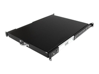 StarTech.com 22in Black Deep Sliding Server Rack Cabinet Shelf rack keyboard shelf