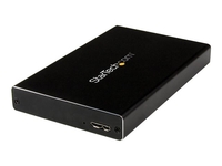 StarTech.com 2.5" IDE Hard Drive Enclosure - Supports UASP - Aluminum - IDE and SATA - USB 3.0 HDD Enclosure - External Drive (UNI251BMU33) - storage enclosure - ATA-133 / SATA 6Gb/s - USB 3.0