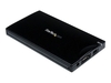 StarTech.com 2.5in Black eSATA USB External Hard Drive Enclosure for SATA HDD - storage enclosure - SATA 3Gb/s - eSATA 3Gb/s,  USB 2.0