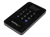 StarTech.com 2.5in USB 3.0 Encrypted External Hard Drive Enclosure - Portable SATA HDD - storage enclosure - SATA 3Gb/s - SATA 3Gb/s,  USB 3.0