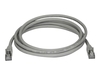StarTech.com 2m CAT6A Ethernet Cable,  10 Gigabit Shielded Snagless RJ45 100W PoE Patch Cord,  CAT 6A 10GbE STP Network Cable w/Strain Relief,  Grey,  Fluke Tested/UL Certified Wiring/TIA - Category 6A - 26AWG (6ASPAT2MGR) - patch cable - 2 m - grey