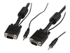 StarTech.com 2m Coax High Resolution Monitor VGA Video Cable with Audio - VGA cable - 2 m