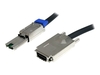 StarTech.com 2m External Serial Attached SCSI SAS Cable - SFF-8470 to SFF-8088 Cable (ISAS88702) - SAS external cable - 2 m