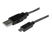 StarTech.com 2m Mobile Charge Sync USB to Slim Micro USB Cable M/M - USB cable - Micro-USB Type B to USB - 2 m