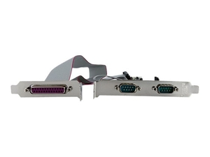 StarTech.com 2S1P Native PCI Express Parallel Serial Combo Card with 16550 UART - serial adapter - 3 ports