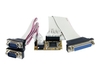 StarTech.com 2s1p Serial Parallel Combo Mini PCI Express Card for Embedded Systems - parallel/serial adapter - 2 ports