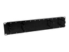 StarTech.com 2U Double-Sided Horizontal Cable Management Panel with Finger Duct & D-Ring Hooks - Rack Cable Organizer / Manager (CMPNL2U) rack cable management panel - 2U