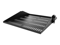 StarTech.com 2U Vented Server Rack Shelf,  Center Mount 20in Deep Fixed Cantilever Tray,  Rackmount Shelf for 19" AV/Data/Network Equipment w/ Cage Nuts & Screws,  200lbs Weight Capacity - 2U Network Rack Shelf - rack shelf - 2U