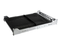 StarTech.com 2U Vented Sliding Server Rack Shelf w/ Cable Management Arm - Adjustable Depth - 125lb - 19" Server Tray Shelf for Equipment Rack (UNISLDSHF19M) rack shelf - 2U