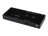 StarTech.com 2x2 HDMI Matrix Switch with Remote - 1080p Automatic & Priority Switcher - Video Wall Auto Selector Splitter Box - Audio Out (VS222HDQ) - video/audio switch - 2 ports
