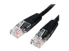 StarTech.com 3 ft Black Cat5e / Cat 5 Molded Patch Cable 3ft - patch cable - 0.9 m - black