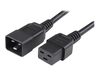 StarTech.com 3 ft Heavy Duty 14 AWG Computer Power Cord - C19 to C20 - 14 AWG Power Cable - IEC 320 C19 to IEC 320 C20 Extension Cord - power cable - 90 cm