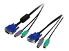 StarTech.com 3-in-1 Universal PS/2 KVM Cable - keyboard / video / mouse (KVM) cable - 3.1 m