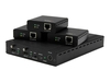 StarTech.com 3 Way HDMI Splitter - HDBaseT Extender Kit w/ 3 Receivers - 1x3 HDMI over CAT5 Splitter - 3 Port HDBaseT HDMI Extender - Up to 4K (ST124HDBT) - video/audio extender