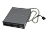 StarTech.com 3.5in Front Bay 22-in-1 USB 2.0 Internal Multi Media Memory Card Reader with Simultaneous Access - CF/SD/MMC/MS/xD - Black (35FCREADBK3) - card reader - USB 2.0
