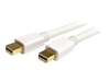 StarTech.com 3m (10 ft) White Mini DisplayPort Cable - Mini Display Port to Mini Display Port - 2x Mini DP (m) - 3 meter,  10 feet (MDPMM3MW) - DisplayPort cable - 3 m