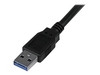 StarTech.com 3m Black SuperSpeed USB 3.0 Cable A to B M/M - USB cable - USB Type B to USB Type A - 3 m