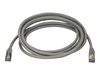StarTech.com 3m CAT6A Ethernet Cable,  10 Gigabit Shielded Snagless RJ45 100W PoE Patch Cord,  CAT 6A 10GbE STP Network Cable w/Strain Relief,  Grey,  Fluke Tested/UL Certified Wiring/TIA - Category 6A - 26AWG (6ASPAT3MGR) - patch cable - 3 m - grey