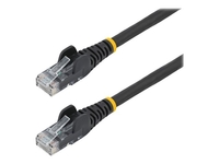 StarTech.com 3m LSZH CAT6 Ethernet Cable,  10 Gigabit Snagless RJ45 100W PoE Network Patch Cord with Strain Relief,  CAT 6 10GbE UTP,  Black,  Individually Tested/ETL,  Low Smoke Zero Halogen - Category 6 - 24AWG (N6LPATCH3MBK) - patch cable - 3 m - black