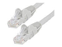 StarTech.com 3m LSZH CAT6 Ethernet Cable,  10 Gigabit Snagless RJ45 100W PoE Network Patch Cord with Strain Relief,  CAT 6 10GbE UTP,  Grey,  Individually Tested/ETL,  Low Smoke Zero Halogen - Category 6 - 24AWG (N6LPATCH3MGR) - patch cable - 3 m - grey