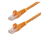 StarTech.com 3m Orange Cat5e / Cat 5 Snagless Patch Cable - patch cable - 3 m - orange