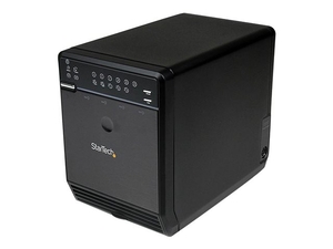 StarTech.com 4 Bay External Hard Drive Array RAID Tower - eSATA USB 3.0 Enclosure - hard drive array